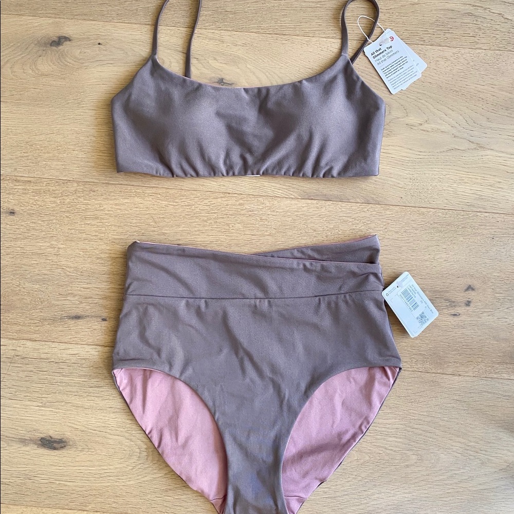 BNWT Lululemon Reversible Swim top and bottom